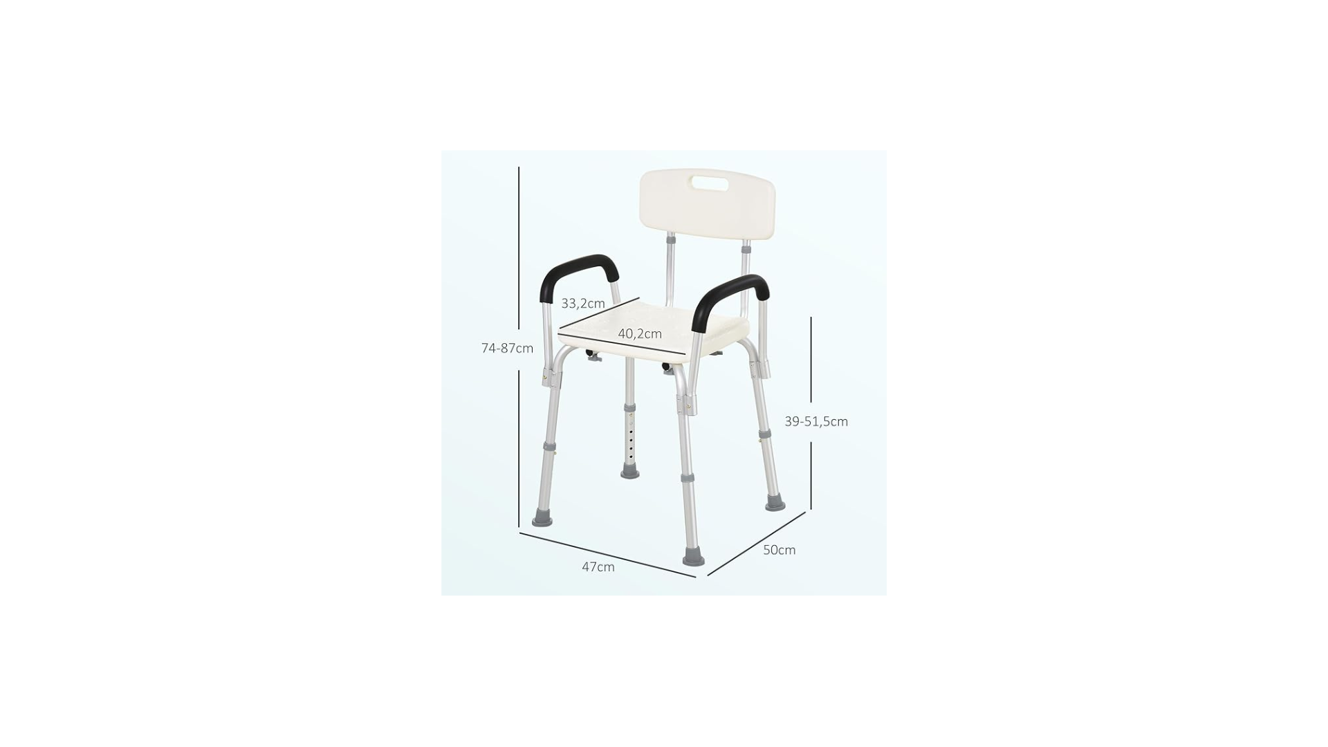 Tabouret de douche – vue détail 2