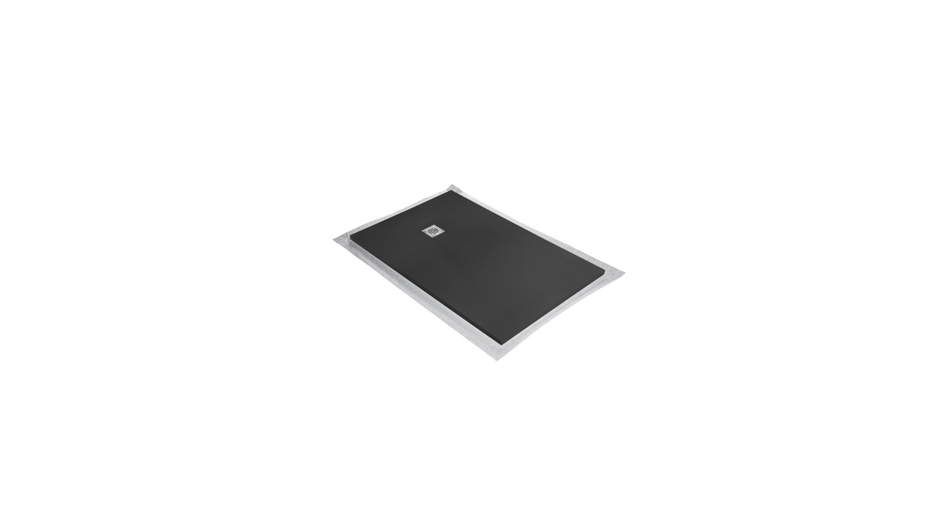 Receveur extra-plat noir