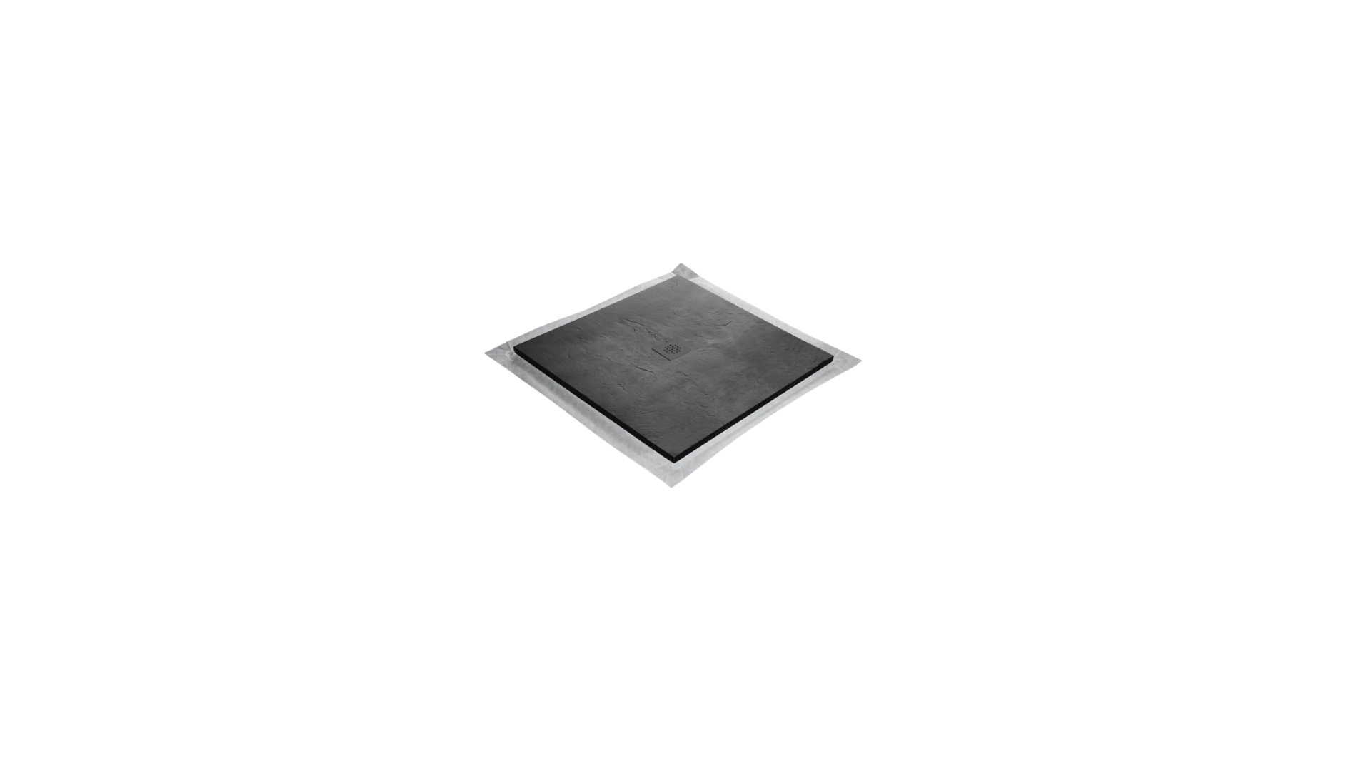 Receveur noir 100x100