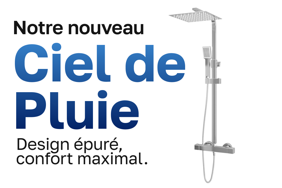 Installation d'un ciel de pluie
